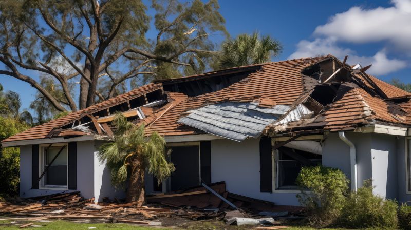 Roof Damage Repair After Storms, Wind, Or Falling Debris