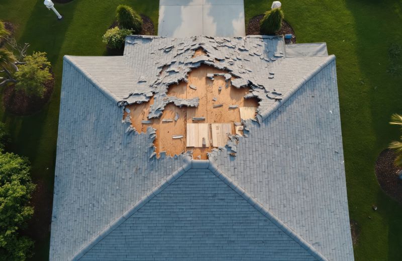 Roof Damage Repair After Storms, Wind, Or Falling Debris