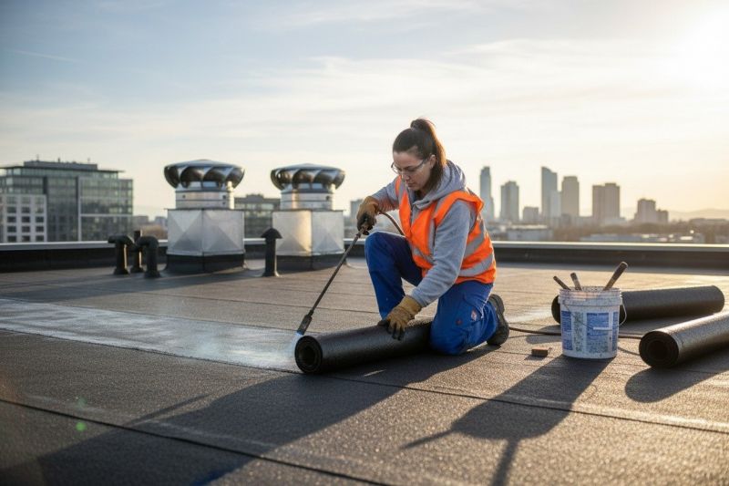 Tar Torchdown Roof Repair