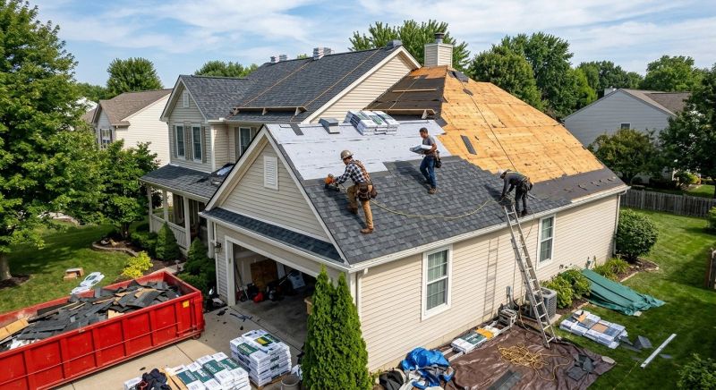 Asphalt Roof Installation for Residential Buildings