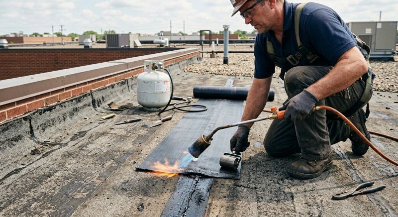 How to Fix Blisters, Cracks, and Seams in Torchdown Roofing